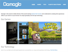 Tablet Screenshot of gamagio.com